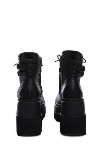 Shaker-52 Platform Ankle Boots