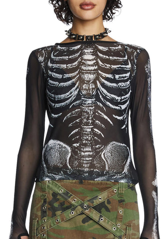 Boneyard Mesh Top