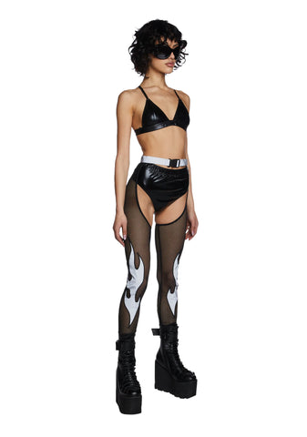 Mark Of The Beast Reflective Chaps