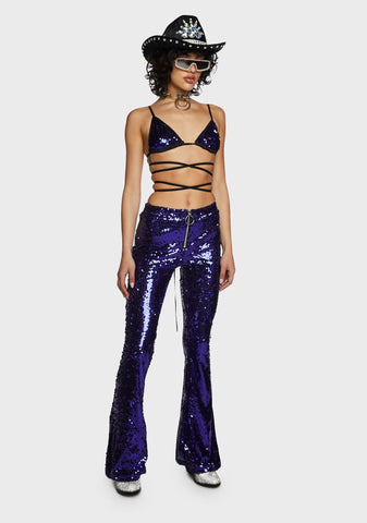 Infinity Dream Sequin Flares