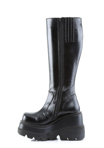 Shaker-100 Platform Knee High Boots