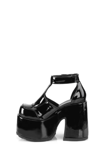 Camel-103 Platform Sandals