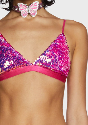 Pixie Playroom Sequin Bra