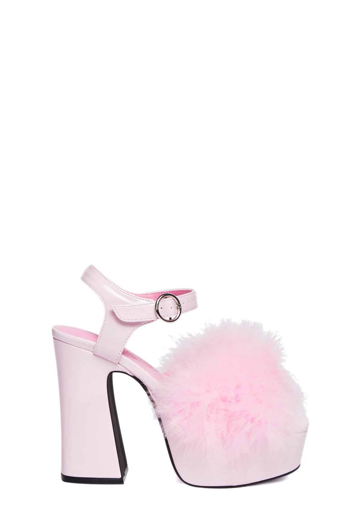 Blushin' N' Crushin' Marabou Heels