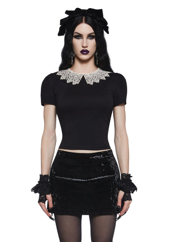 Fallen Facade Crop Top