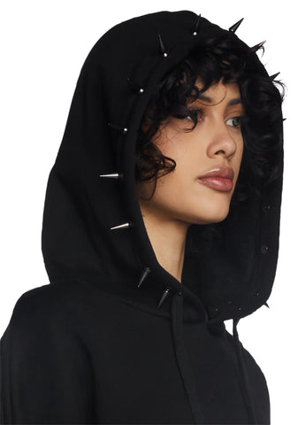 Deranged Desire Spiked Hoodie