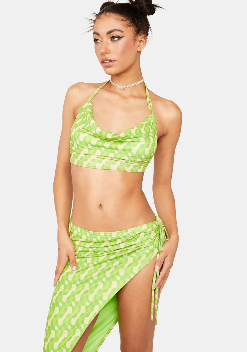 Tropical Take Me Away Skirt Set