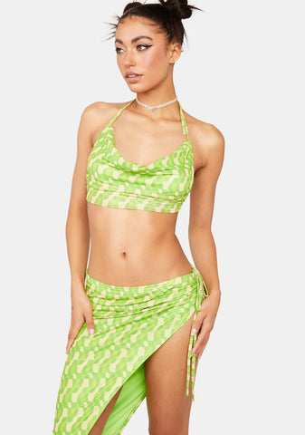Tropical Take Me Away Skirt Set