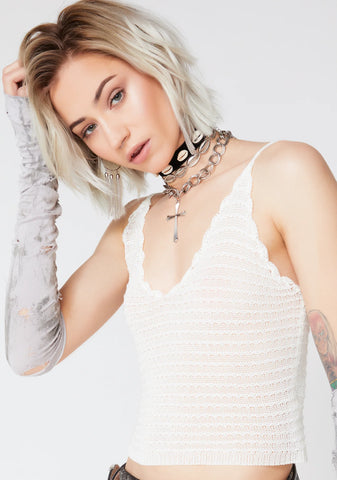 Love Me Up Crochet Tank