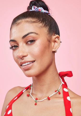 Bunch Of Sweetness Beaded Necklace