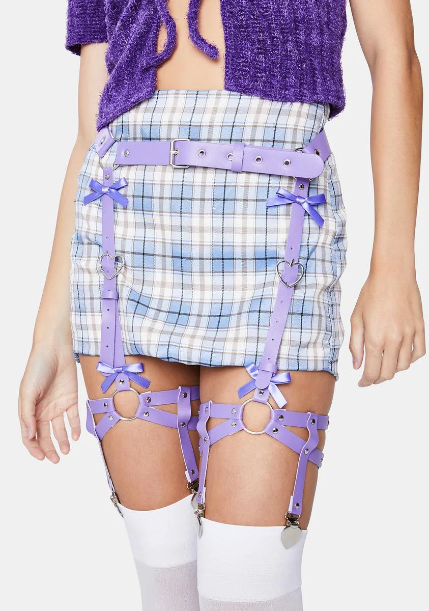 Lavender Dreams Leg Garter Harness