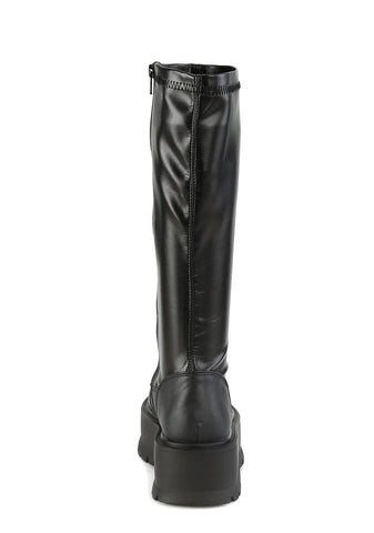 Slacker-200 Platform Knee High Boots