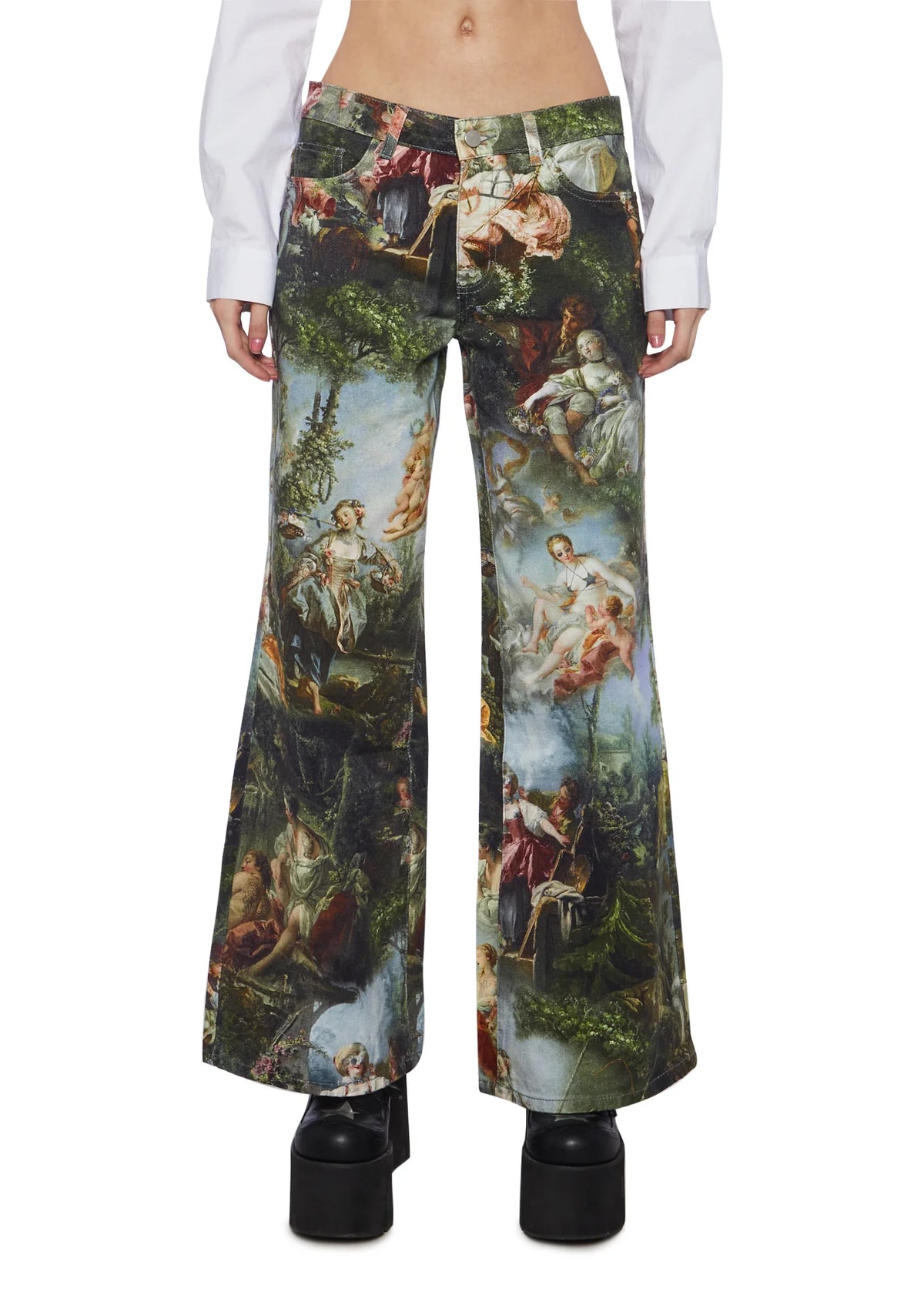 Da Vinci's Demons Wide Leg Jeans