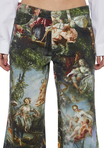 Da Vinci's Demons Wide Leg Jeans