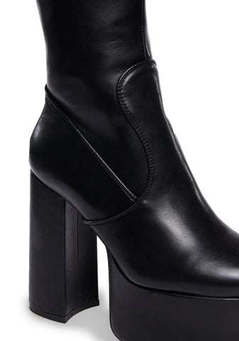 Dark Wild Nature Platform Heels