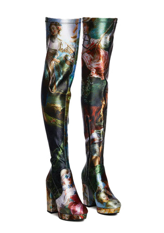 Da Vinci's Demons Thigh High Boots