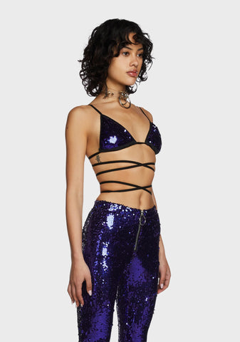 Infinity Dream Sequin Bra Top