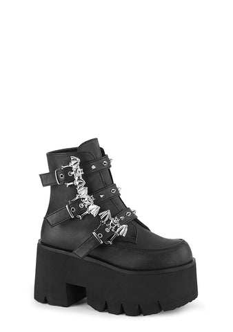 Ashes-52 Platform Ankle Boots