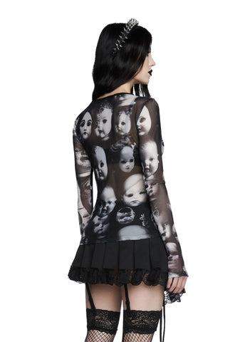 Wayward Souls Mesh Top