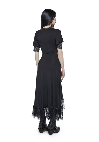 Veil Of Night Maxi Dress