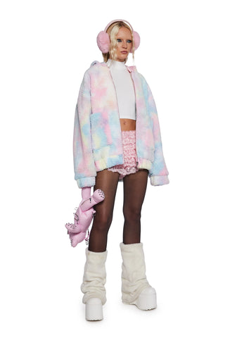 Angel For Hire Hooded Sherpa Jacket