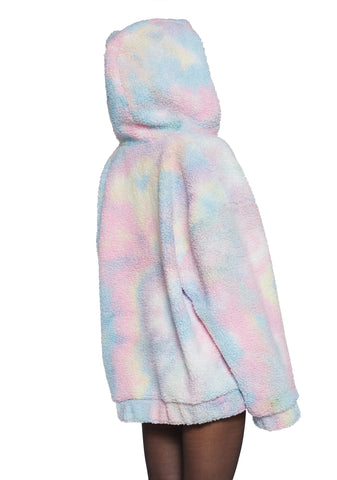 Angel For Hire Hooded Sherpa Jacket