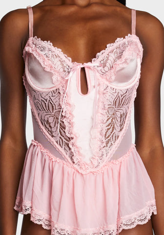 Baby Spoiled But Not Rotten Lace Teddy