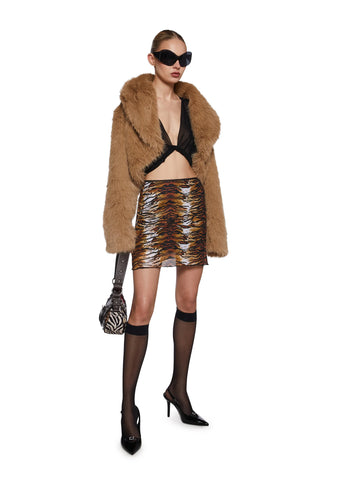 Jungle Club Mesh Skirt