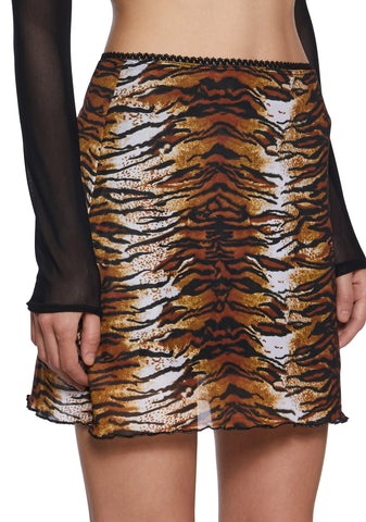 Jungle Club Mesh Skirt