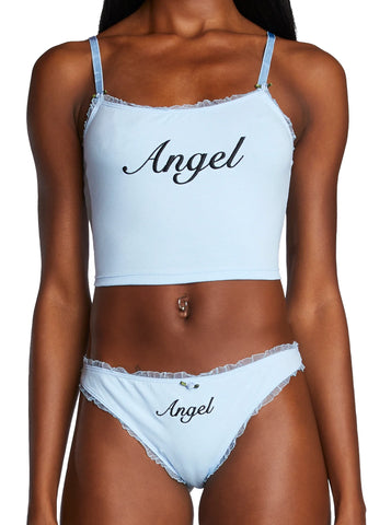 Calling All Angels Lingerie Set