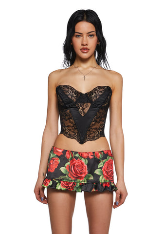 Vibe With Me Lace Bustier