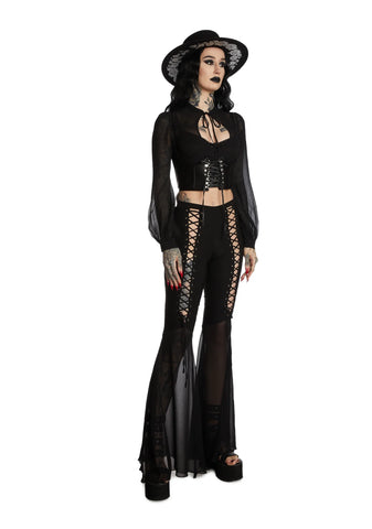 Dead Of Night Underboob Corset