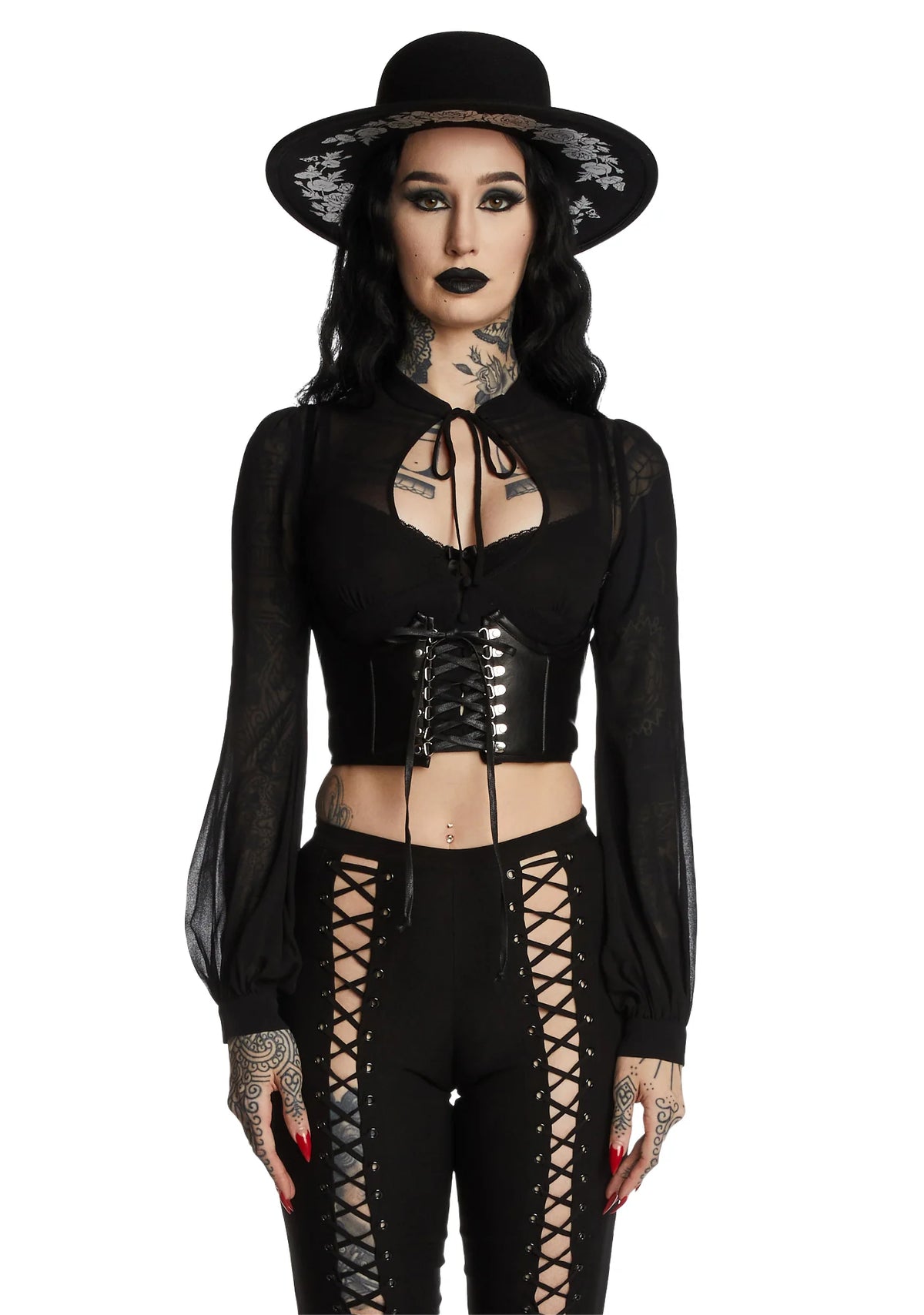 Dead Of Night Underboob Corset