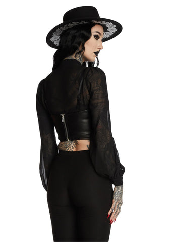 Dead Of Night Underboob Corset