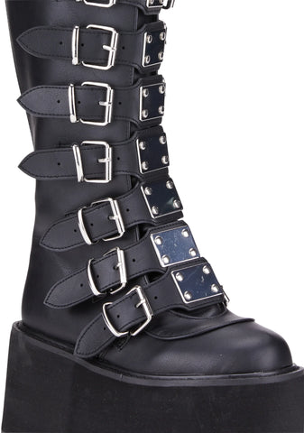 Damned-318 Platform Knee High Boots