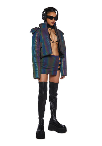 Spectral Frequency Reflective Buckle Skirt