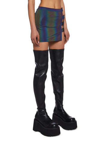 Spectral Frequency Reflective Buckle Skirt