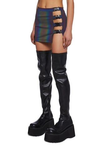 Spectral Frequency Reflective Buckle Skirt