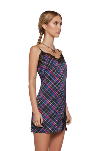 Hit A Nerve Slip Dress