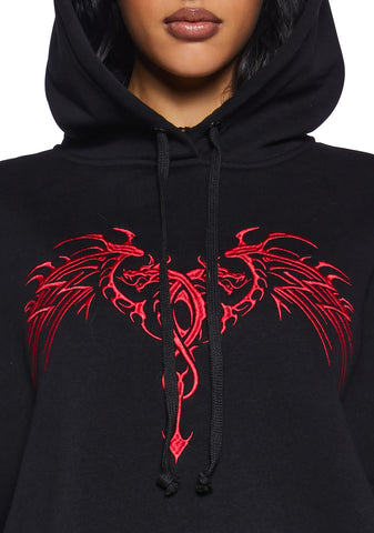 Looking For Danger Hoodie Dress