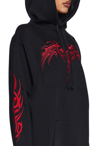 Looking For Danger Hoodie Dress