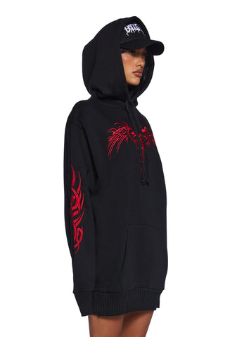 Looking For Danger Hoodie Dress