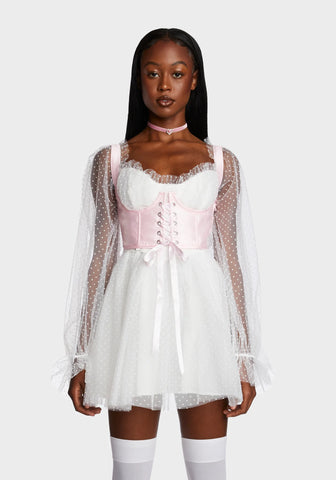 Blush My Beloved Underbust Corset Top