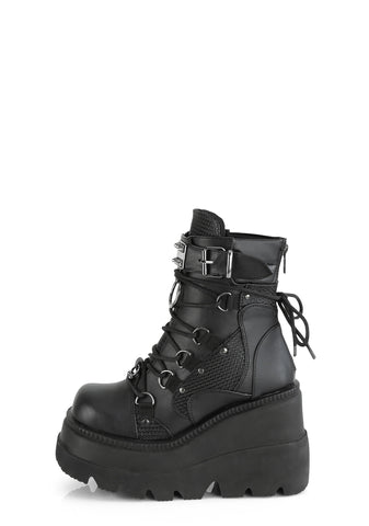Shaker-60 Platform Ankle Boots