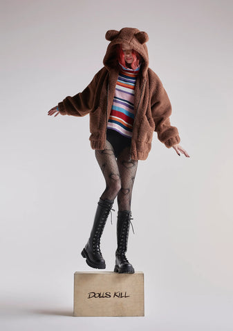 Bear In Mind Fuzzy Jacket