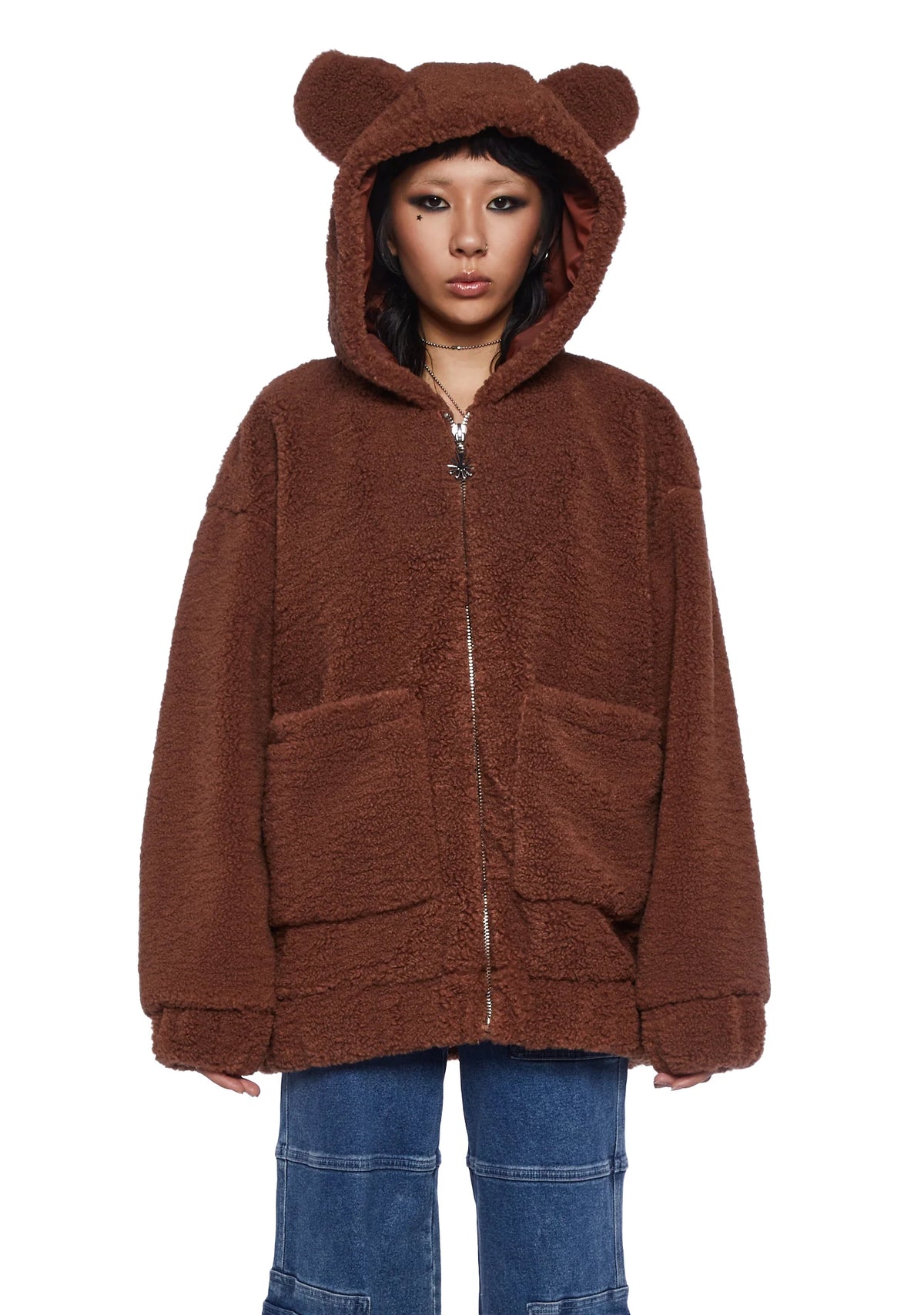 Bear In Mind Fuzzy Jacket