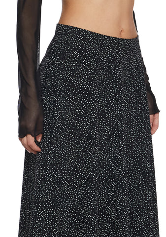 Static Buzz Midi Skirt