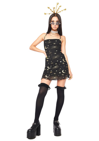 Among The Stars Dress And Headband Costume