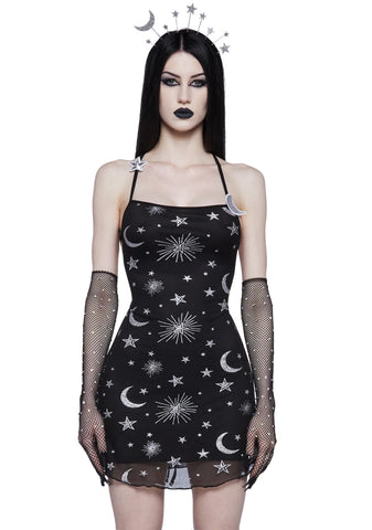 Among The Moon Dress And Headband Costume