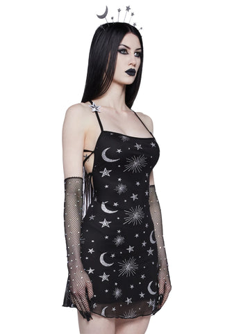 Among The Moon Dress And Headband Costume